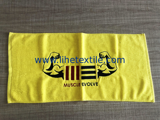 Custom Strong Water Absorption Embroidered Sublimated Gym Towels Custom Logo 100% Cotton Sport Towel