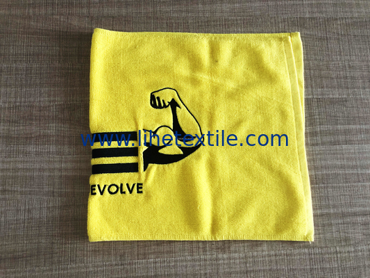 Custom Strong Water Absorption Embroidered Sublimated Gym Towels Custom Logo 100% Cotton Sport Towel