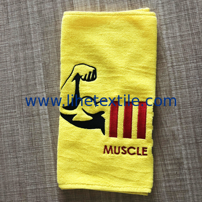 Custom Strong Water Absorption Embroidered Sublimated Gym Towels Custom Logo 100% Cotton Sport Towel