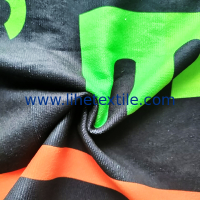 Wholesale customized Sand Proof sublimation digital print Beach Blanket towel blank microfiber beach towel