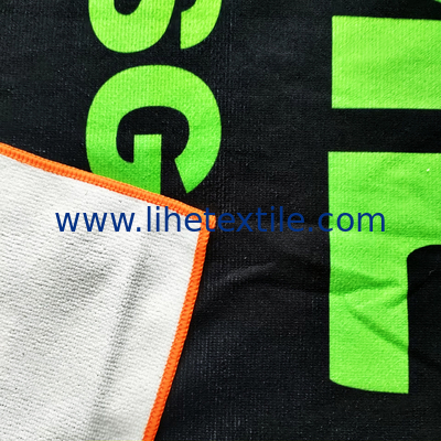 Wholesale customized Sand Proof sublimation digital print Beach Blanket towel blank microfiber beach towel