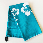 Wholesale sand free beach towel microfiber custom printed made beach towels microfiber suede beach towels