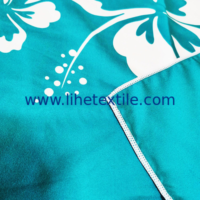 Wholesale sand free beach towel microfiber custom printed made beach towels microfiber suede beach towels