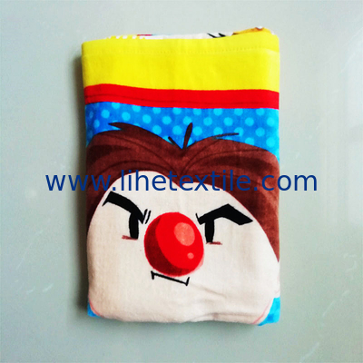 Fashion Design Cute Cartoon Printed Custom Towel Quick Dry Beach Towels with Logo Custom Print