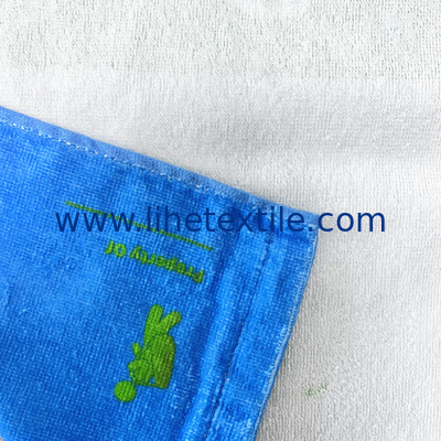 luxury vivid 100% cotton digital print sports gym towel with custom logo for match campaign