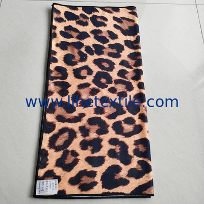 Rectangular beach towel Leopard print beach towel can be customized with microfiber sexy women beach towel