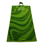 Custom 100% Cotton Jacquard beach bags with Beach Towel Green 100*180CM Large Size Portable type can be folded into a ba