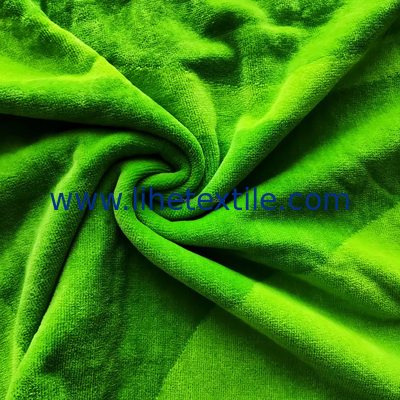 Custom 100% Cotton Jacquard beach bags with Beach Towel Green 100*180CM Large Size Portable type can be folded into a ba