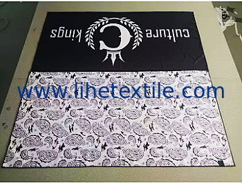 China wholesale extra large beach towel custom double side printed beach towel with logo microfiber suede beach towel