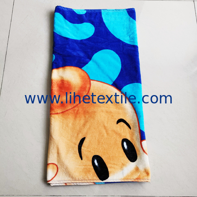 For Kids Digital Reactive Printing Terry Cotton bath Beach Towel