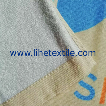 Custom High Quality Sublimation Printing Cotton Velour Summer Beach Towels With Logo