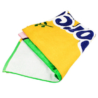 personalized custom print rectangle soft 100% cotton oversized beach towels extra large beach towel with logo