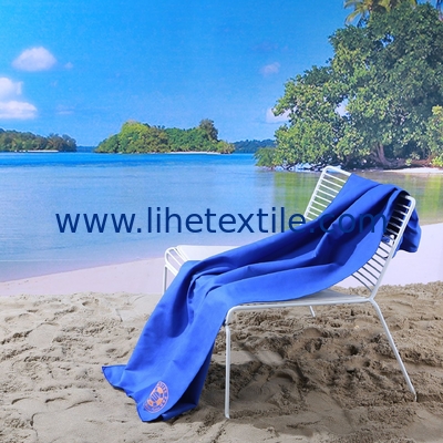 Recycled custom design suede microfiber customizable beach towel sublimated hawaii beach towel wholesale