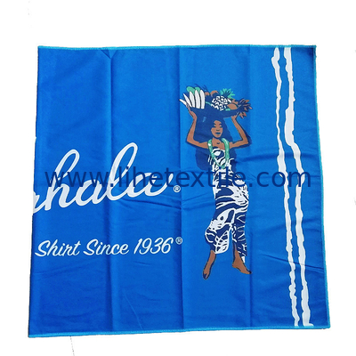 Promotion  custom printed  quick dry recycled microfiber suede beach sports gym towels sand free beach towel with logo