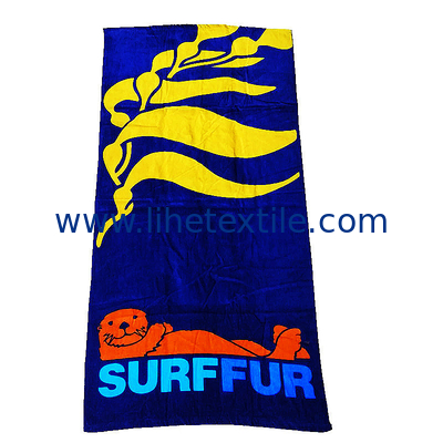 Hot sale cheap beach towel  cotton beach towels with logo custom print thick cotton velour fabric beach towel pure cotto