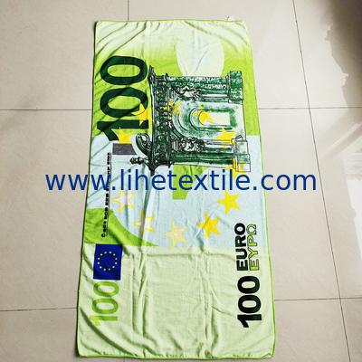 Swimming microfiber beach towels seersucker kikoy square custom print florida beach towels logo naked girl beach money t