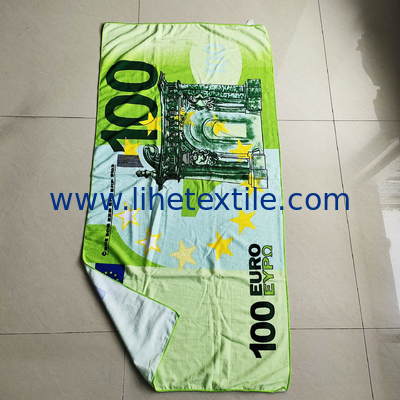 Swimming microfiber beach towels seersucker kikoy square custom print florida beach towels logo naked girl beach money t