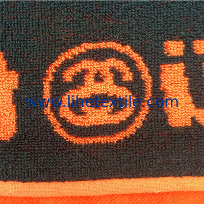 Hot sale high quality luxury jacquard heavy custom beach towel