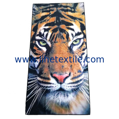 Recycled cotton polyester beach towel polyester and polyamide beach towel