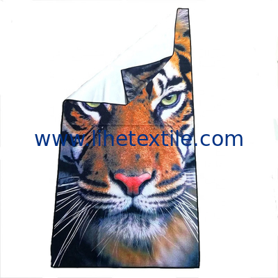 Recycled cotton polyester beach towel polyester and polyamide beach towel