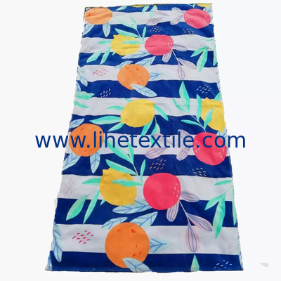 Hot sale high quality 100% cotton double-sided print towel custom