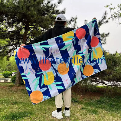 Hot sale high quality 100% cotton double-sided print towel custom