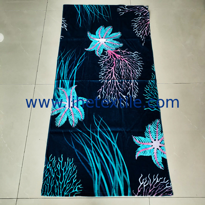 100% Cotton custom printed beach towel with logo