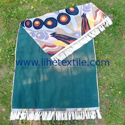 High quality yarn-dyed printing cabana luxury beach towels