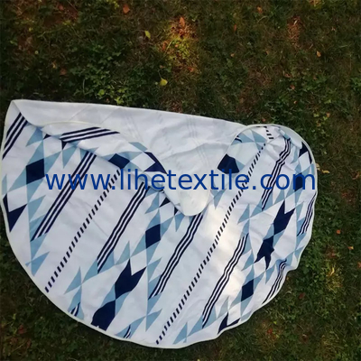 Wholesale beach towels round and promotional blankets velour extra large towels vintage beach towel for beach