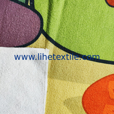 wholesale quality microfiber organic cartoon summer children beach towel