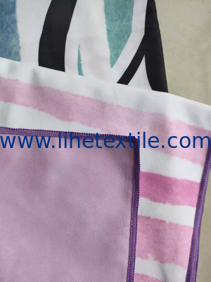 pink beach towels with logo custom print towel fabric stripe sand free custom logo