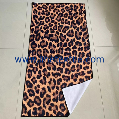 Microfiber beach towel 70*140CM custom Size 100% cotton bath white beach towels with logo custom print