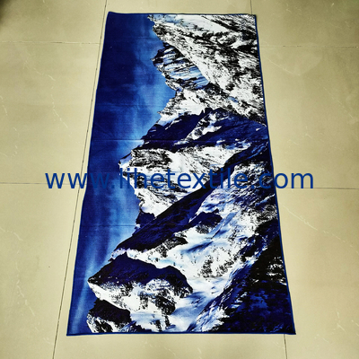 Wholesale Custom Print microfiber Sand Free Waffle Beach Towels