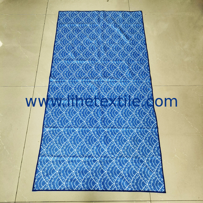 Wholesale Custom Print microfiber Sand Free Waffle Beach Towels