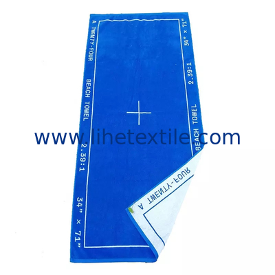 2025 New arrival jacquard beach towel with logo bride circle custom