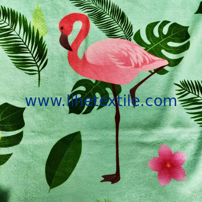 Hot Selling Dry Quickly Printed Microfiber terry Beach Towel With Cheaper Price