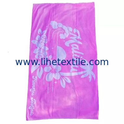 Factory pink purple thick beach towel luxury heavy custom jacquard beach towel