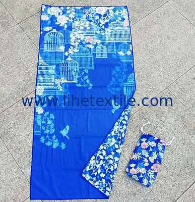 Hot sale microfiber waffle beach towel