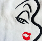 Hot sale 70*140cmwhite cotton bath beach towel with pocket custom embroidery towel with logo