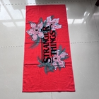 High Quality Sublimation Cotton Printed  beach towels with logo custom print