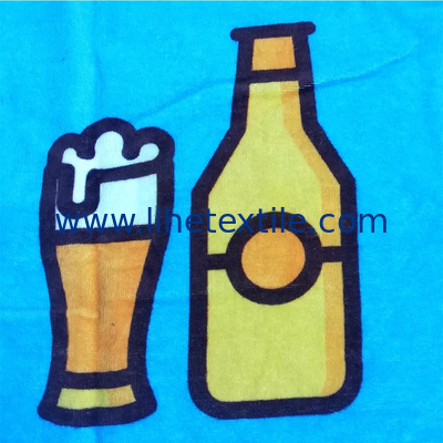 Best selling cotton printed soft beach towels with logo