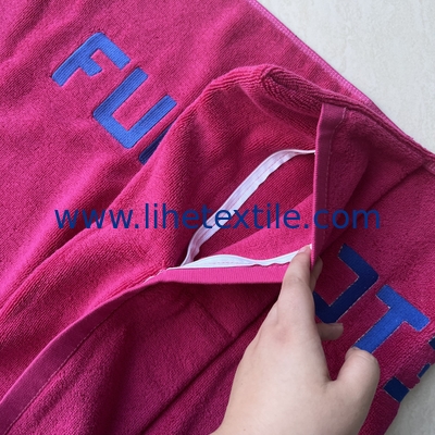 100% cotton beach towels with pocket sport towel