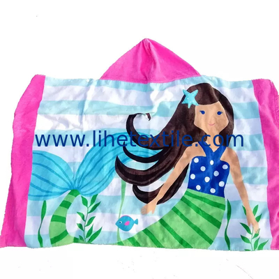 High quality children's waterproof poncho rain towel surf poncho raincoat poncho surf towel for kids