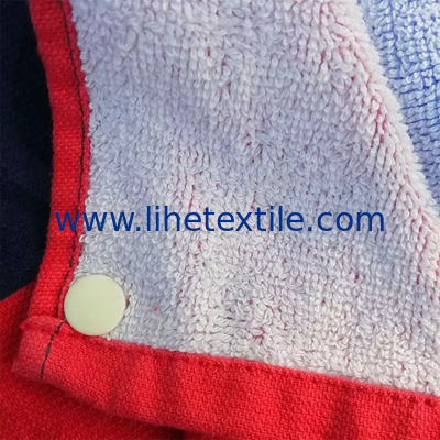 High quality soft children's poncho towel kids beach towel good water absorption poncho zip up hooded poncho for beach