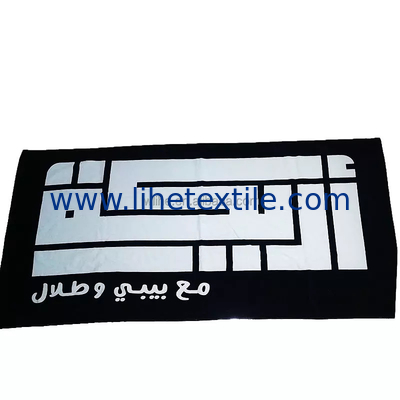 Best selling 100%cotton printed soft beach towels with logo custom printed cotton terry bath towel