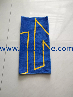High quality organic cotton terry beach towel printed good water absorption beach towel