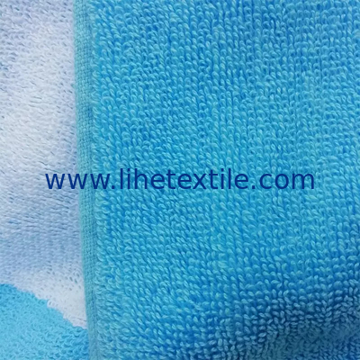 100% cotton velour woven jacquard beach towel sand free beach towel