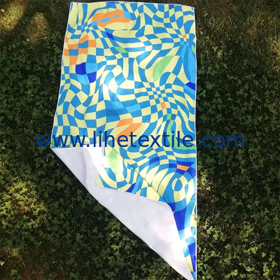 2022 hot sale yellow  microfiber terry oversized beach towel