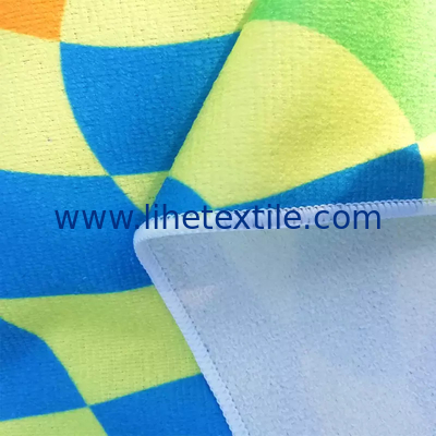 2022 hot sale yellow  microfiber terry oversized beach towel
