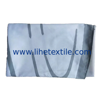 Recycled custom double side print microfiber suede towel